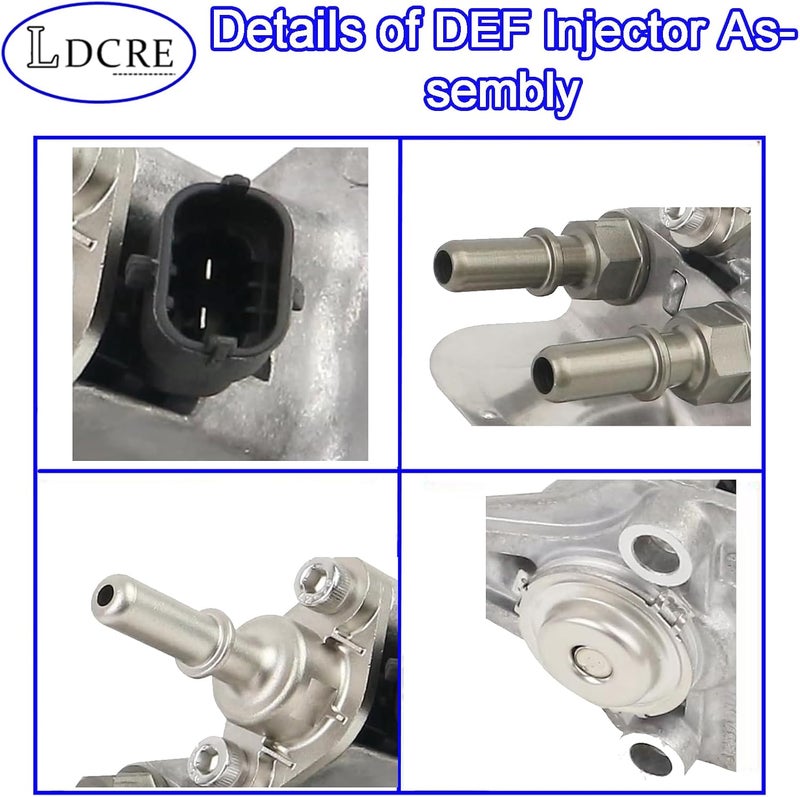 LDCRE DEF Injector Assembly for Isuzu NPR NPR-HD 2013–2018 3.0L 4.6L 5.2L 4HK1 4HG1T 4JJ1 – Replaces DEF Dosing Module 8982318982 - Image 5